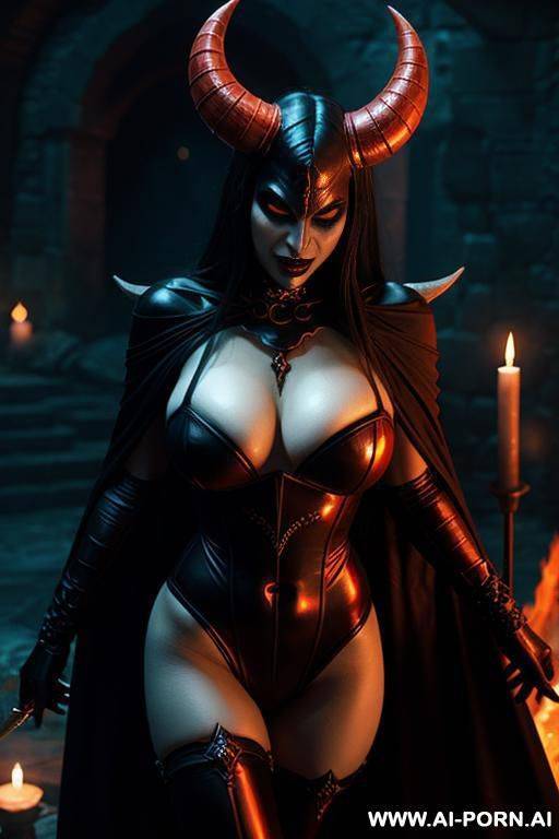 sexy scary demon woman in heroes might and magic - #main