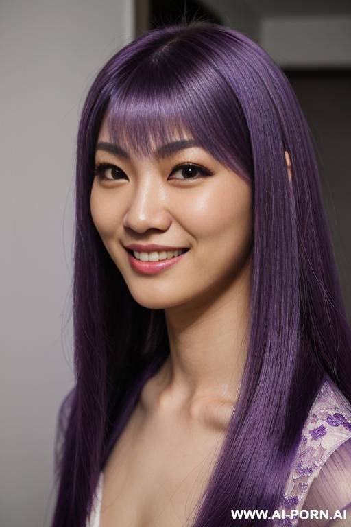 (highest quality) (visually pleasing) medium closeup, purple eyes, purple pupils, flowing hair, british, various hairstyles, smart stepsister, - #main