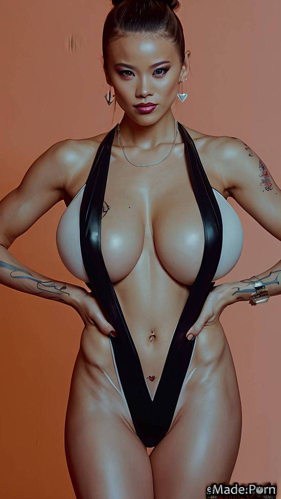 Long legs glow black portrait thick tall 80s AI porn - #main