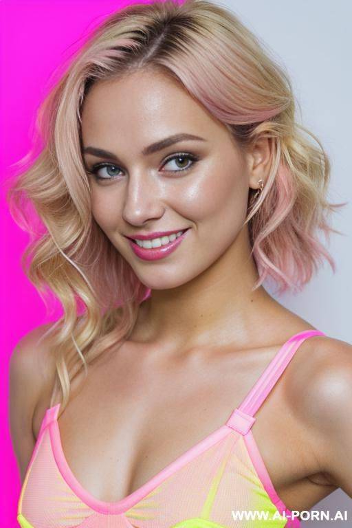 (highest quality) (visually pleasing) medium closeup, entering her slutty face, shoulder-lenght hair, blushing, pretty grin, canadian, various hairstyles, highclass escort, tough look, - #main