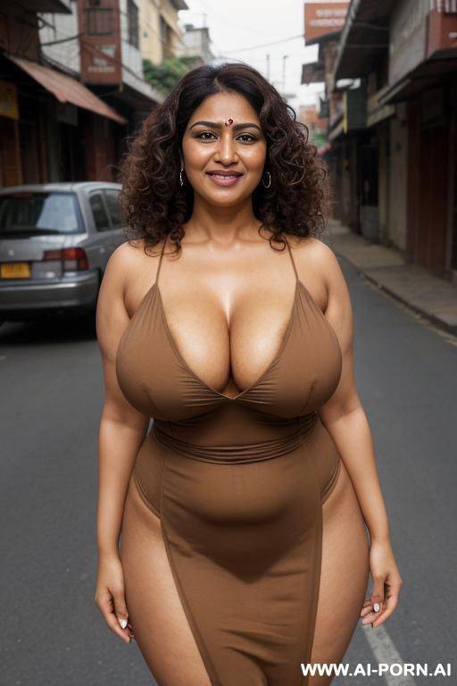 indian woman, giant boobs, fully oiled body, giantess, figure, massive boobs, oiled boobs, standing tall, deep cleavage, thick thighs, standing pose, armpit show, hairy pussy, hairy armpits - #main