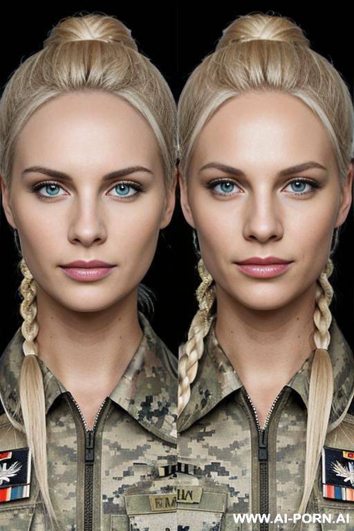 military officer woman, germany, blonde, camouflage, sexy - #main