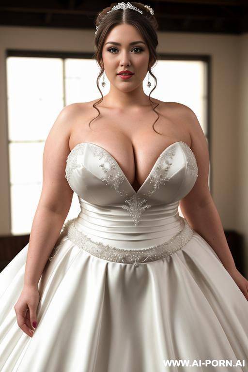 (huge massive boobs), (big round ass), onstage, (body covered in cum), bukkake - #main
