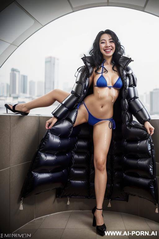 (((gigantic oversized puffer jacket))), soaked with cum, titjob - #main