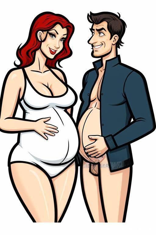 (((cartoon))), pregnant - #main