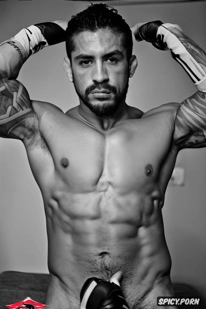 2 hombres mexicanos guapos deportistas peleadores ufc musculosos penes muy grandes erectos morenos brasos gruesos musculos muy definidos biceps grandes pectorales grandes 6 pack tatuado photo realista - #main