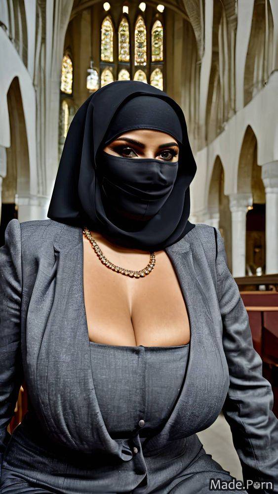 Big ass traditional nun smile cotton black mosque AI porn - #main