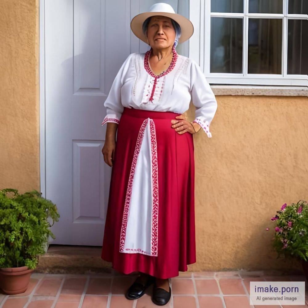 Bolivian granny, 80 years old, alone, fat, wrinkled all over her... - #main