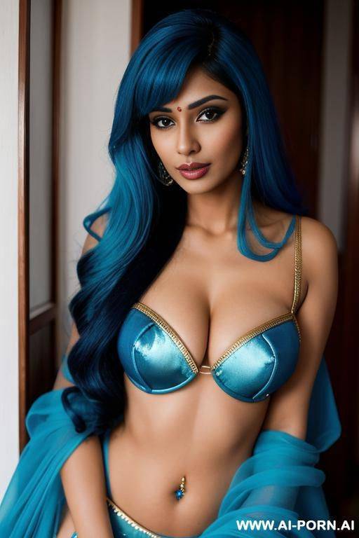 2 indian fairys, blue hair, - #main