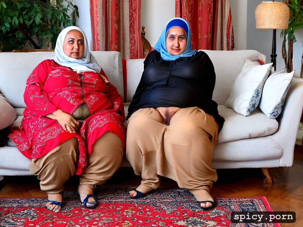 high quality resolution, fat belly, obese arabic grannies, real human anatomy - #main