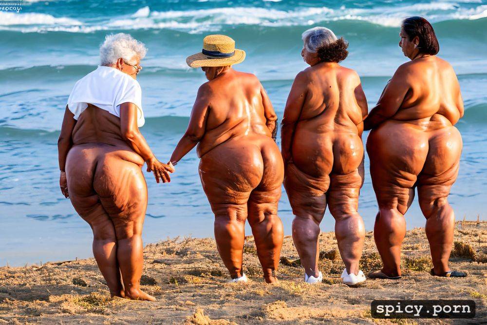 ass types, four mexican grannies standing at beach, short bbw grannies - #main