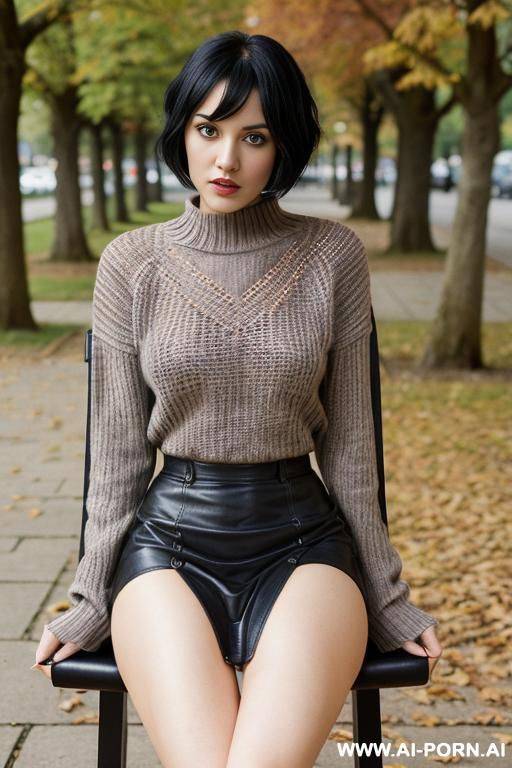 girl wearing a sweater - #main