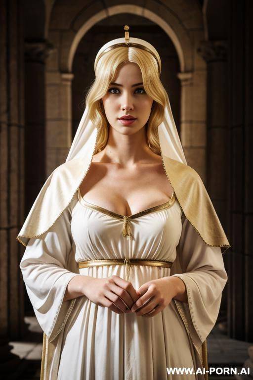 blond ancient roman handmaid woman - #main