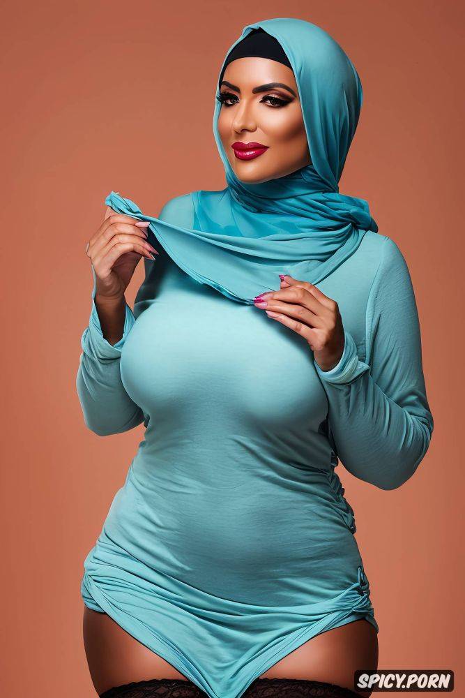 color photo, hyperdetailed, half body shot, vibrant makeup, absolutely correct anatomy - #main