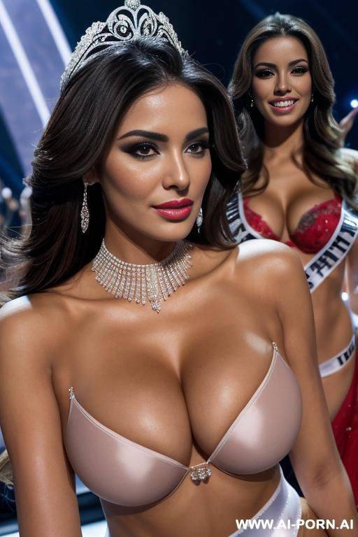 colombian, large tear drop breast, miss universe - #main