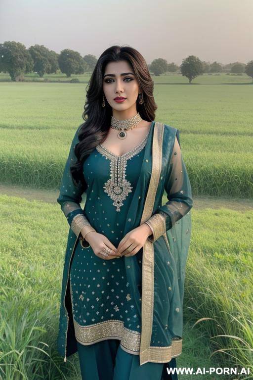 a pakistani woman showing her private parts in a field - #main