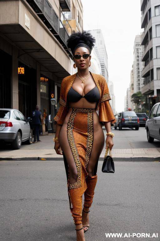 african, milf, sexy outfit, street corner - #main