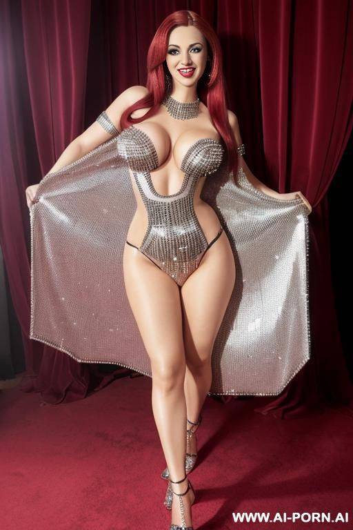 cacked woman with huge tits and long straight hair, makeup, - #main