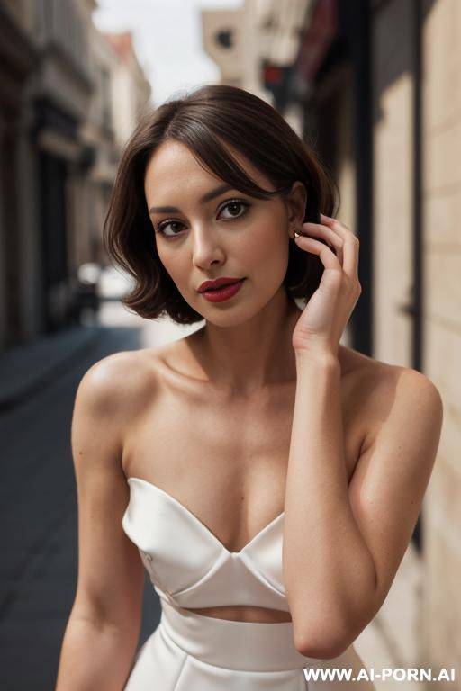 woman, s, d, white dress - #main