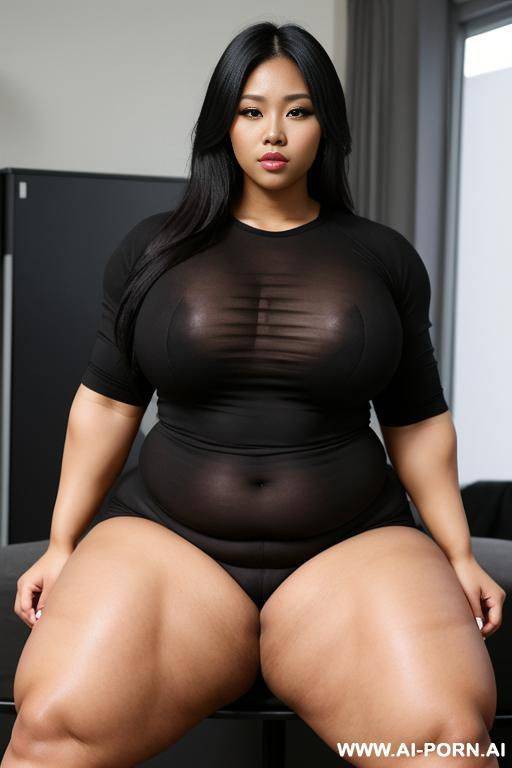 媚黑人妻, massive huge obese bulked up thighs - #main