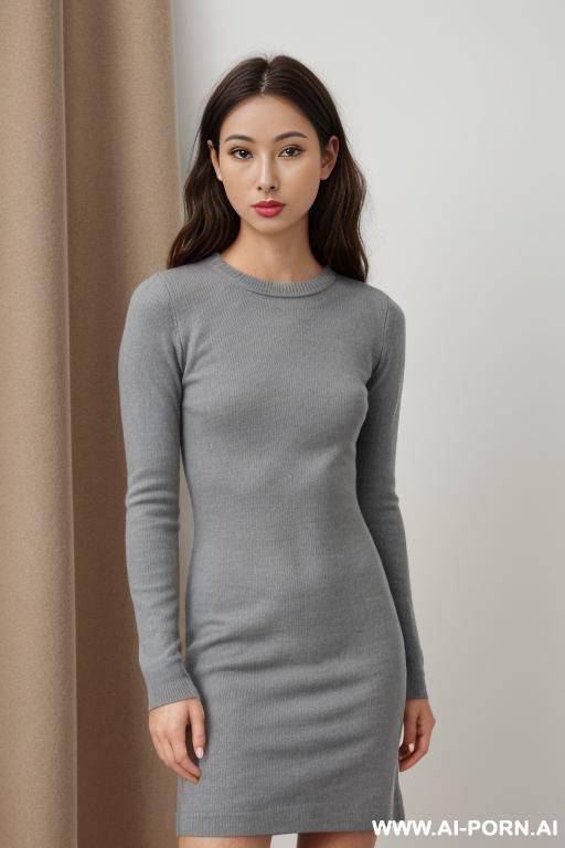 wool tube dress - #main