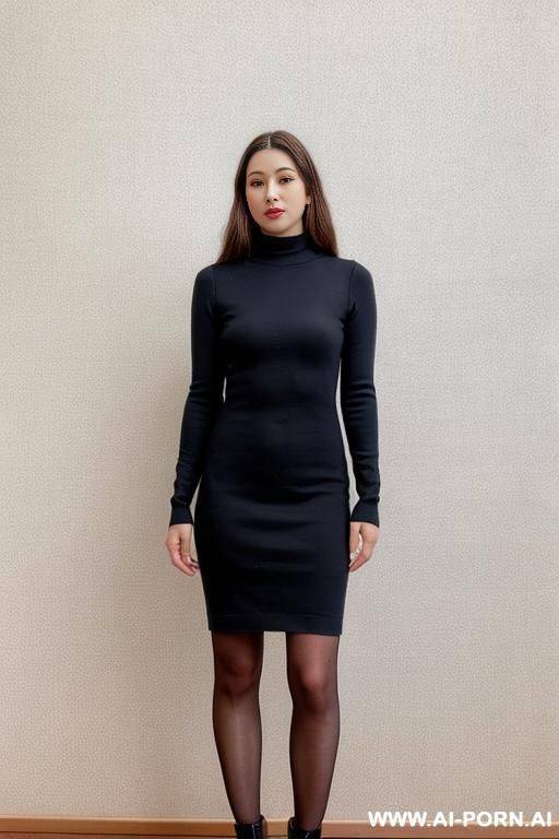 wool tube dress - #main