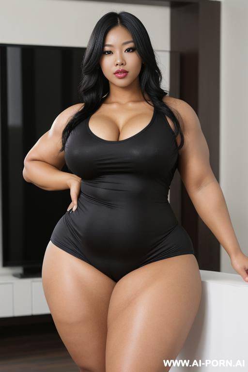 媚黑人妻, massive huge fat big obese bulked up thighs - #main