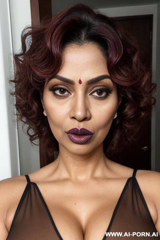 round face with big lips - #main
