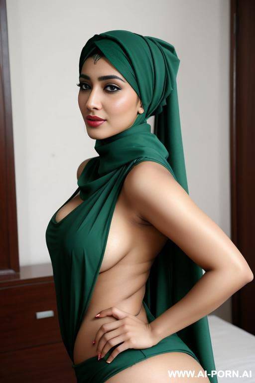pakistani, curved hips, headscarf - #main
