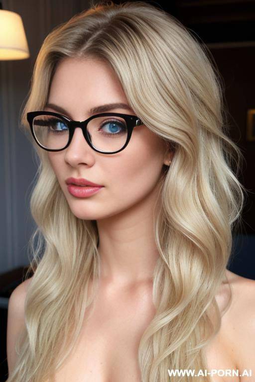 (long hair) (thick rimmed glasses) - #main