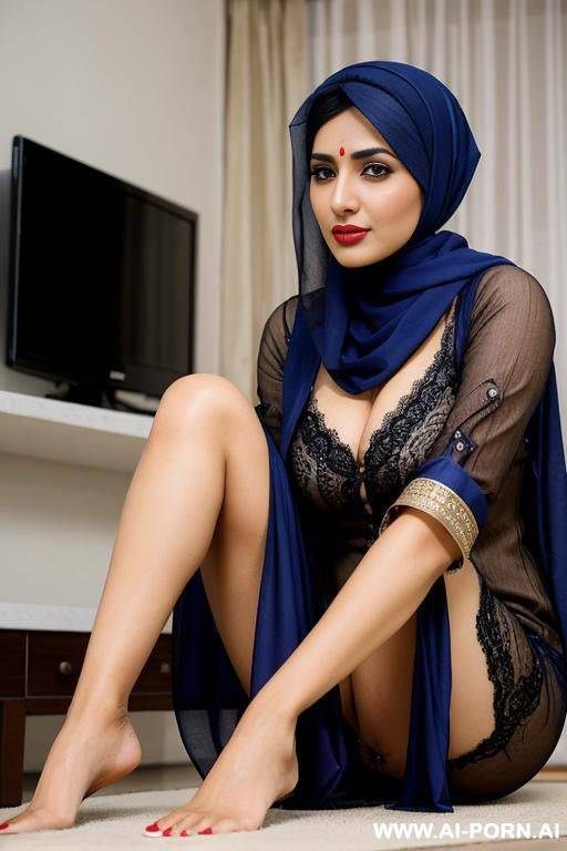 pakistani, headscarf, head to knee shot - #main
