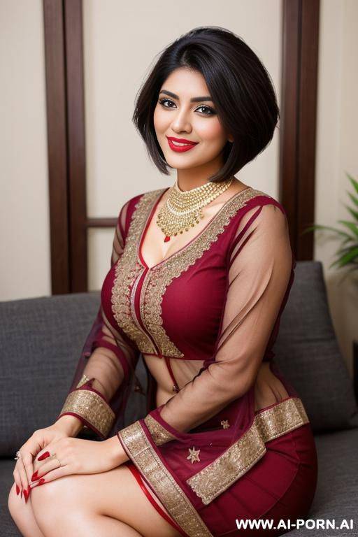 pakistani, alluring thighs, smile - #main