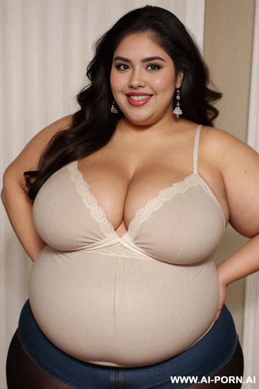 mexican, pear shaped, supermodel, very fat and round - #main