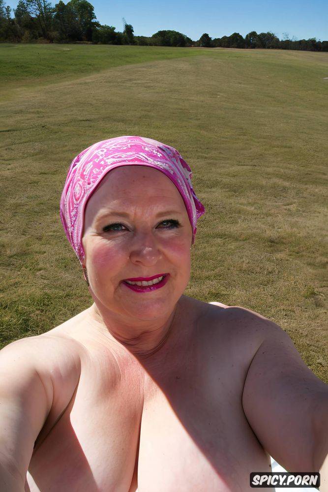 selfie face, hijab, bbw, pink lipstick, fat granny, look tits - #main