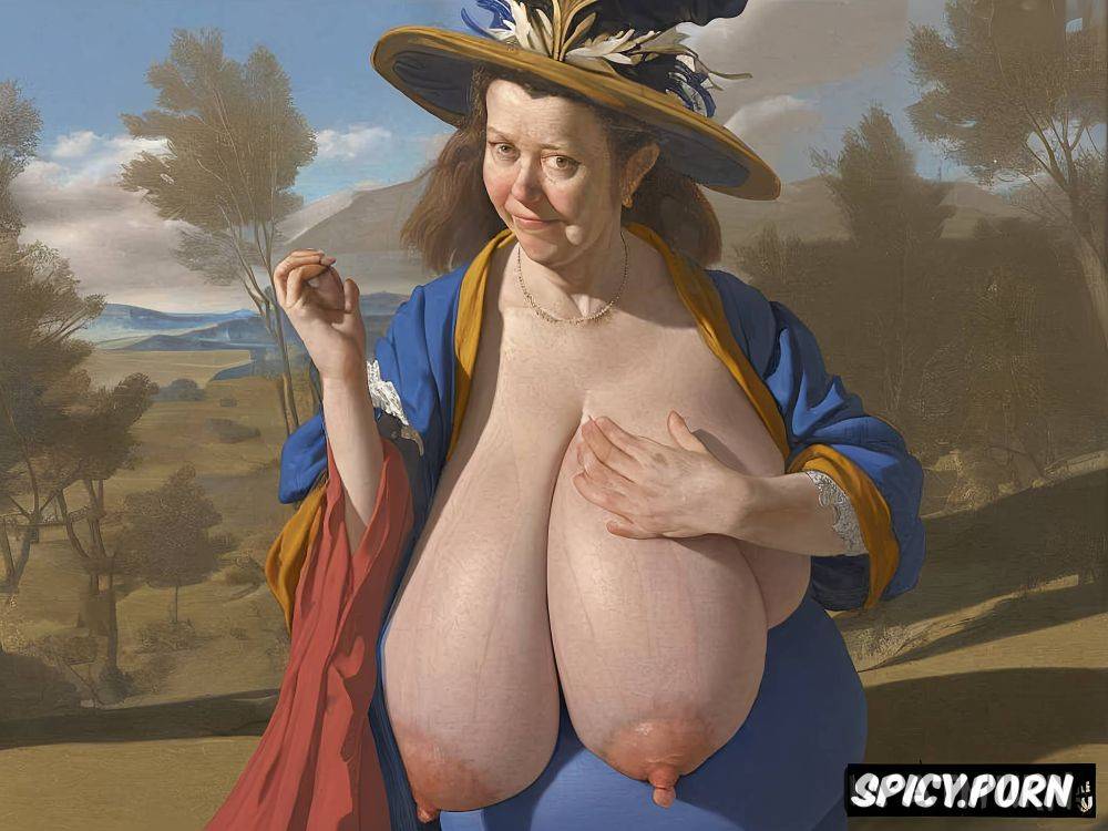 domina, red, topless, suspender belt, big nipples, pregnant1 2 - #main