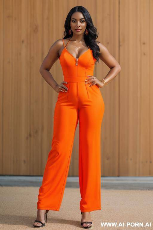 1, orange priman jumpsuit - #main