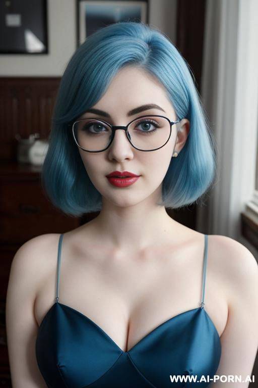 (thick rimmed glasses) (pale skin) - #main