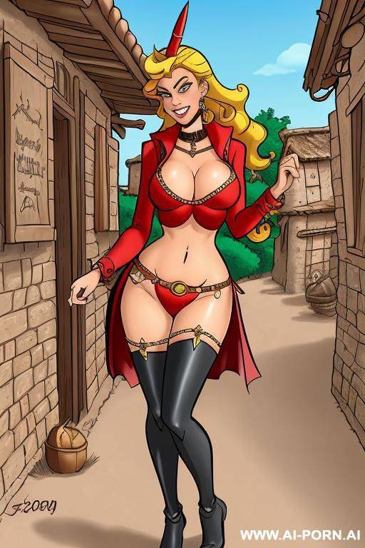 uderzo style, famous gauls village comic, gauls outfit - #main