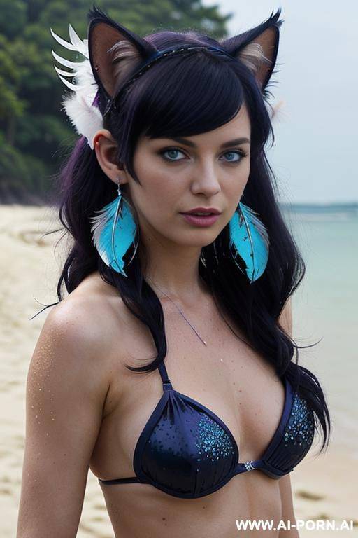 face, sexy, beautiful, ((bikini as seashell)), ((roses)), ((eyes shw)), ((angel wings)), ((real actrice from science-fiction movies face)), ((slick navy blueberry burst hair)), ((glitter)), ((long bu - #main