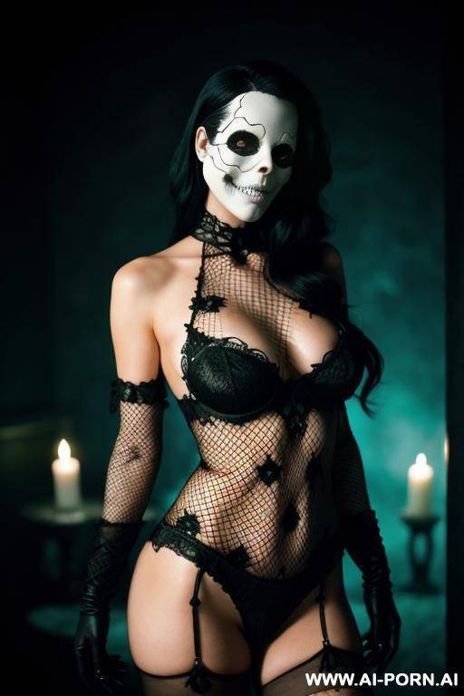 the crimman ghost from the misfits fish nets, pretty skull face - #main