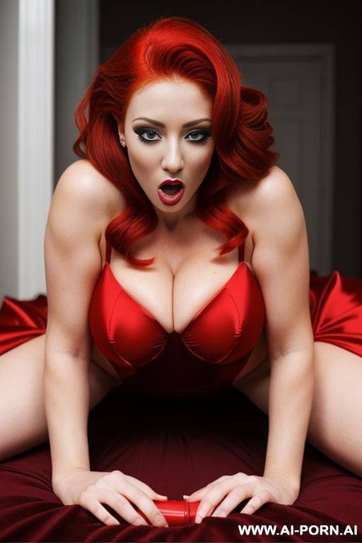 red head with dildo - #main