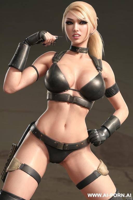 (((happy wasteland hero in post apocalyptic world))), (((“kotobukiya” model cartoonish body dva-babe))), (((cartoonish-face))), (((glittery-anime-eyes_cartoonish-eye-contact))), (glittery-long-eyeliner, - #main
