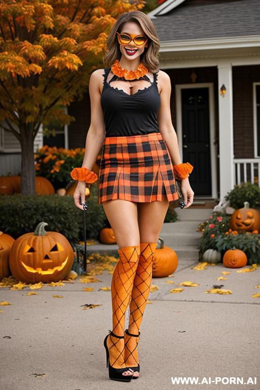 (suburban mom) (scarecrow) (pumpkins) - #main