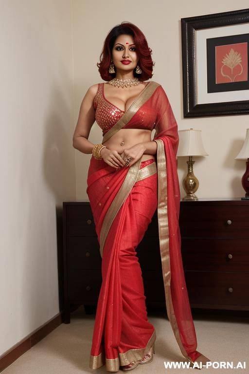 indian pornstar, wearing a bold sari. - #main