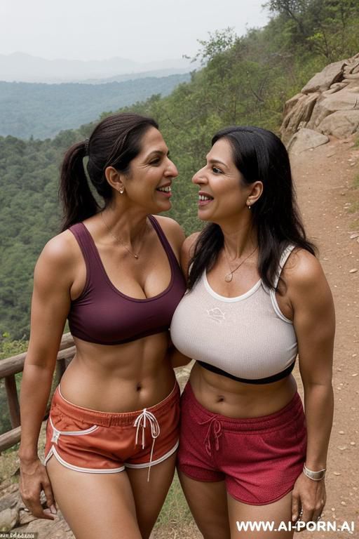 (suburban moms) (tight shorts) (hiking) - #main