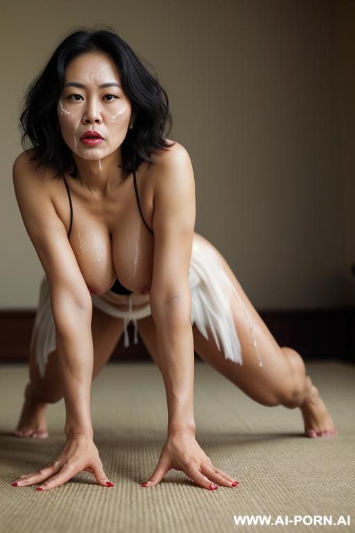 legs spread wide open showing cum dripping - #main