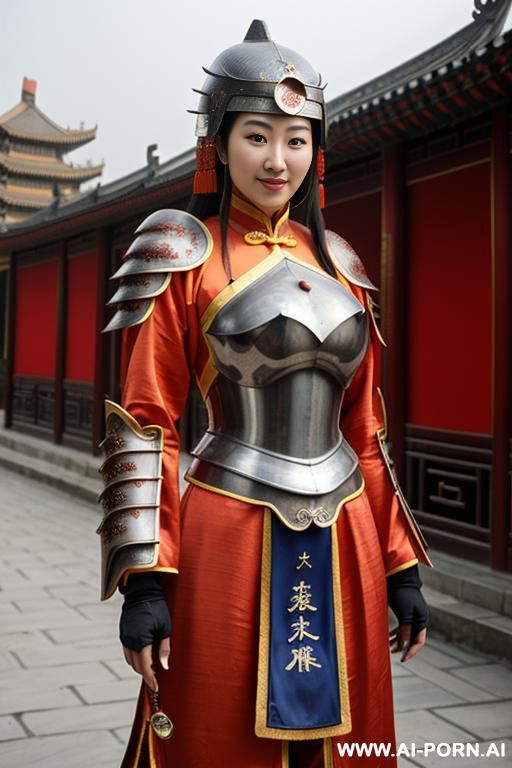 ((chinese armor)), ((chinese medieval)), ((chinese helmet armor)), ((steel)) - #main