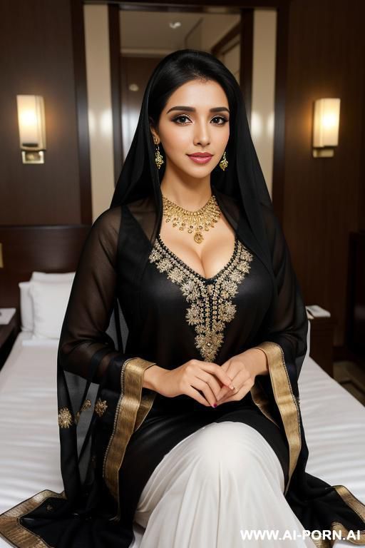 ((middle eastern)), (asin), (( black dupatta )), (pretty face), (detailed face), (soft slutty smile), (perfect), (natural lighting), ((highly detailed photo)) - #main