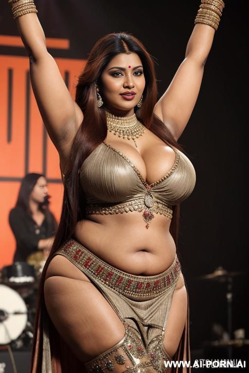indian wife raising hands - #main