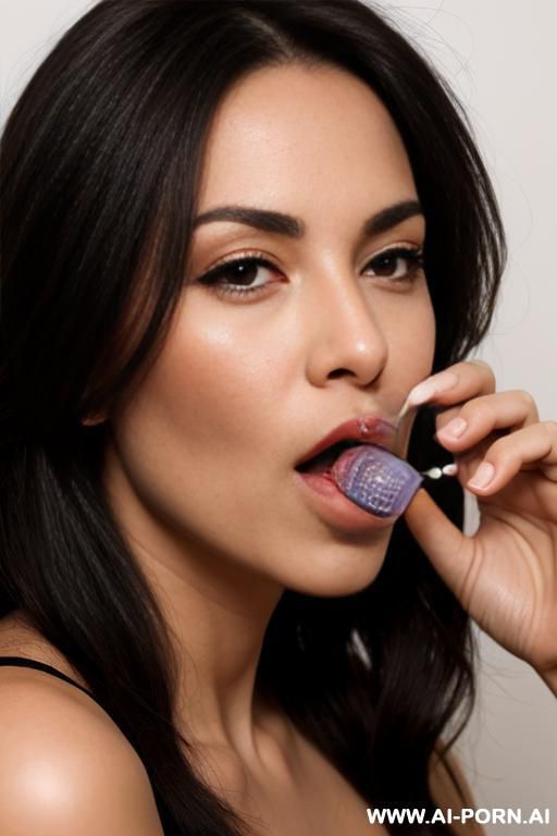 woman sucking on a pacifier - #main
